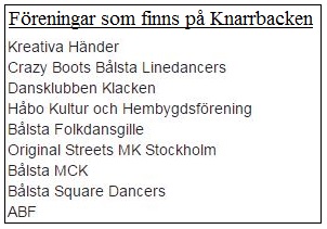 Skärmklipp Knarrbackens dag i Bålsta