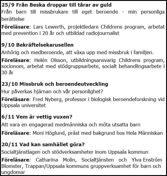 föreläsningsserie
