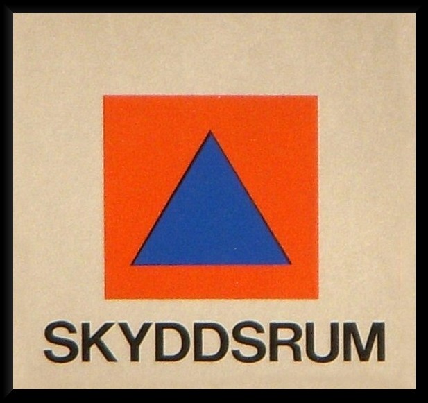 Skylt för skyddsrum