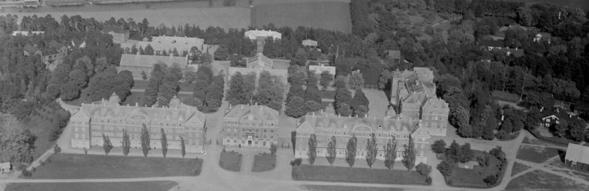 Flygbild över Polacksbacken 1936