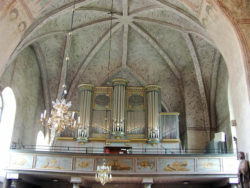 Uppsala gamla kyrkaa orgel.