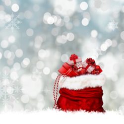 En julklappssäck.