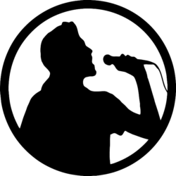 person som sjunger karaoke