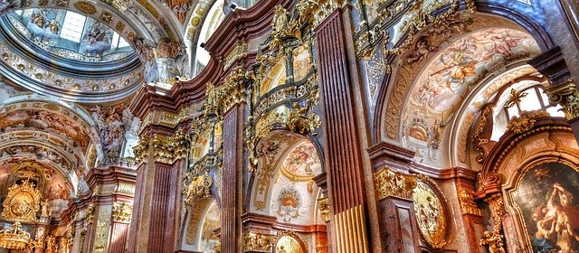 kyrka, kyrkokonstens, barock