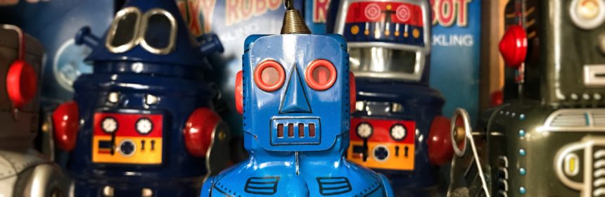 Robotbygge på Enköpings bibliotek (dekorativ bild)