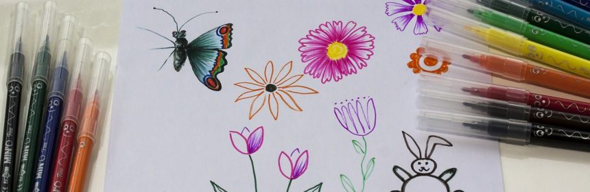 teckningar (dekorativ bild)