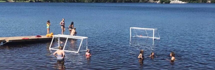 Sommarpolo vattenpolo (beskrivande bild)