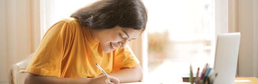 Skrivarkurs för barn (Dekorativ bild)