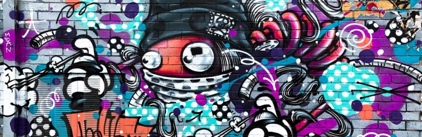 Workshop i graffiti (dekorativ bild)